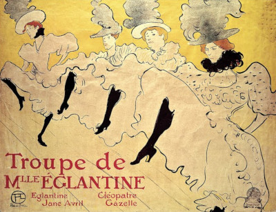 La Troupe de Mademoiselle Eglantine Henri de Toulouse-Lautrec